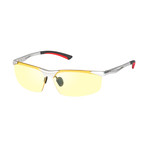 Eagle Eyes Optic // Fusion NL Night-Driving Glasses // Aluminum + Yellow