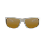 Eagle Eyes Optic // Cozmoz Polarized Sunglasses // White + Silver Flash Mirror