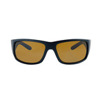 Eagle Eyes Optic // Cozmoz Polarized Sunglasses // Midnight Blue + Silver Flash Mirror