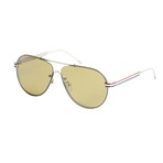 Eagle Eyes Optic // Hero Aviator Polarized Sunglasses // Steel Gray + Silver Mirror