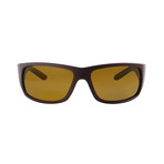 Eagle Eyes Optic // Cozmoz Polarized Sunglasses // Brown + Gold Flash Mirror