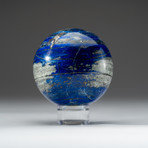 Lapis Lazuli Sphere + Acrylic Display Stand