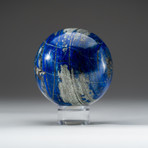 Lapis Lazuli Sphere + Acrylic Display Stand