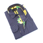 Bryce Button-Up Long Sleeve Shirt // Yellow (M)