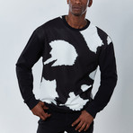 Cow Sweatshirt // Black (XL)