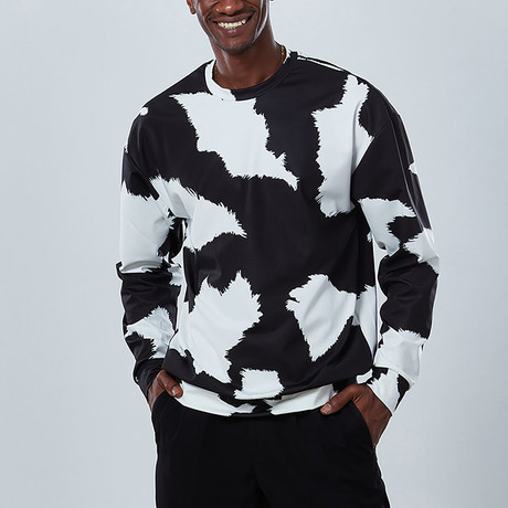 Cow Hide Sweatshirt // Black (S)