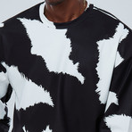 Cow Hide Sweatshirt // Black (M)