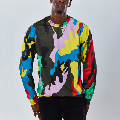 Splatter Sweatshirt // Multicolor (S)