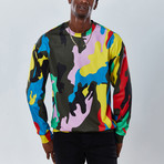 Splatter Sweatshirt // Multicolor (XL)