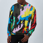 Splatter Sweatshirt // Multicolor (L)