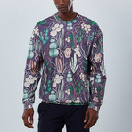 Cactus Sweatshirt // Purple (2XL)