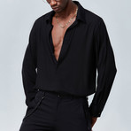 Classic Long Sleeve Shirt // Black (XL)