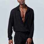 Classic Long Sleeve Shirt // Black (L)