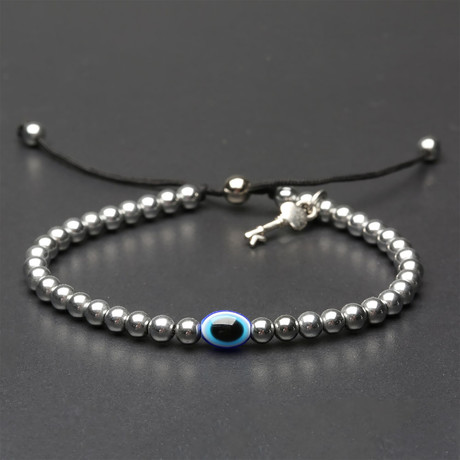 Evil Eye Bracelet // Silver