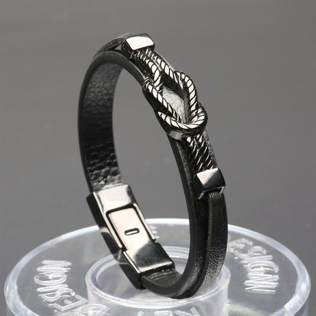 Brut Knot Bracelet // Black (Small - 6.5")