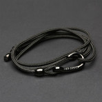 Fish Hook Bracelet // Black