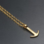 Anchor Necklace // Gold