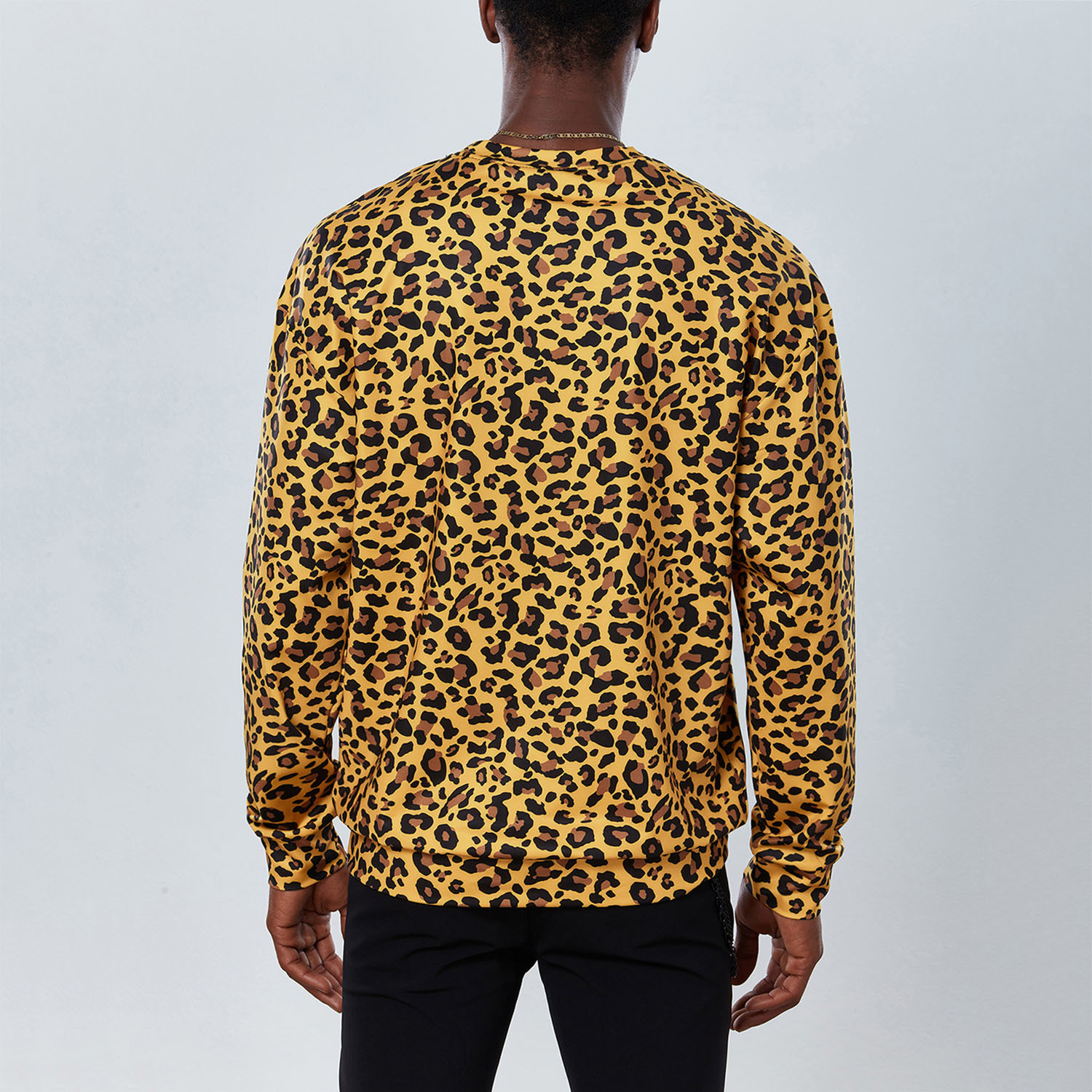 Full Cheetah Sweatshirt // Yellow (2XL) - Dear Deer - Touch of Modern
