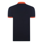 Aiden Short-Sleeve Polo Shirt // Black (L)
