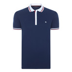 Danny Short-Sleeve Polo Shirt // Navy (3XL)