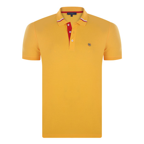 Clark Short Sleeve Polo Shirt // Mustard (S)