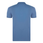 Ross Short-Sleeve Polo Shirt // Indigo (L)
