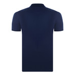Dane Short-Sleeve Polo Shirt // Navy (L)