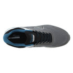 Aquarius Sneaker // Wide Width // Charcoal + Blue (US: 9)