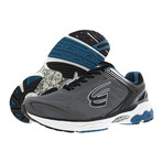 Aquarius Sneaker // Wide Width // Charcoal + Blue (US: 9)