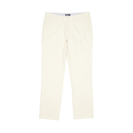 Solid Twill Chino Pant // Stone (30WX32L)