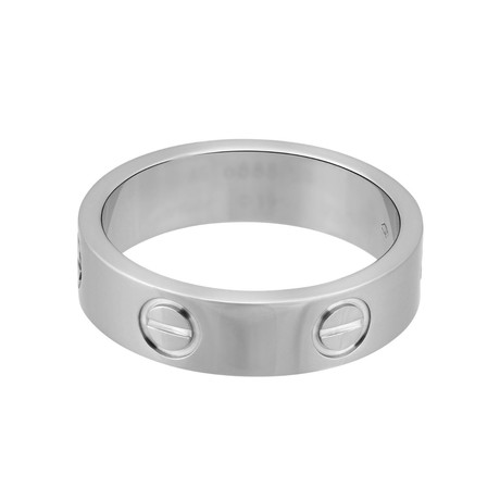 Cartier 18k White Gold Love Ring // Pre-Owned (Ring Size: 6)