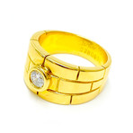 Cartier 18k Yellow Gold Diamond Solitare Ring // Ring Size: 6 // Pre-Owned