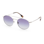 Burberry // Men's BE3109-10054L53 Sunglasses // Silver + Purple Gradient