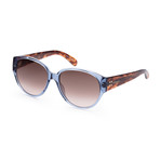 Givenchy // Women's GV7122S-0PJP-HA Fashion Sunglasses // Blue + Havana + Brown Gradient