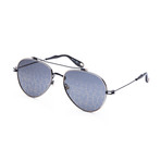 Givenchy // Unisex GV7057SNUD-02M2-7Y Fashion Sunglasses // Black + Gold + Gray