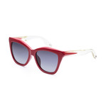 Givenchy // Women's GV7022FS-0PU4-HD Fashion Sunglasses // Red Crystal + Gray Gradient