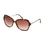 Burberry // Women's BE4193-30021357 Fashion Sunglasses // Dark Havana + Brown Gradient