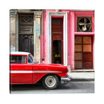 Old Classic American Red Car // Philippe Hugonnard (26"W x 26"H x 1.5"D)