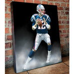 Tom Brady // GOAT // Canvas (20"W x 16"H x 1.5"D)