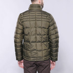 Slim-Fit Quilted Coat // Green (Euro: 46)