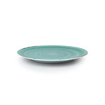 Culinaria Coupe // Warm Dinner Plate Set // Blue Lagoon (Set of 4)
