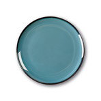 Calido Coupe // Warm Dinner Plate Set // Indian Blue (Set of 4)