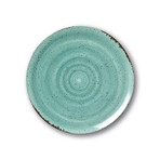 Culinaria Coupe // Cold Dinner Plate Set // Blue Lagoon (Set of 4)