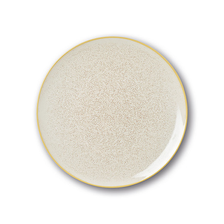 Culinaria Coupe // Warm Dinner Plate Set // Crema (Set of 4)