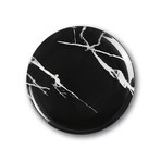 Calido Coupe // Warm Dinner Plate Set // Marble Black (Set of 4)