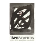 Antoni Tapies // Papiers // 1981 Offset Lithograph