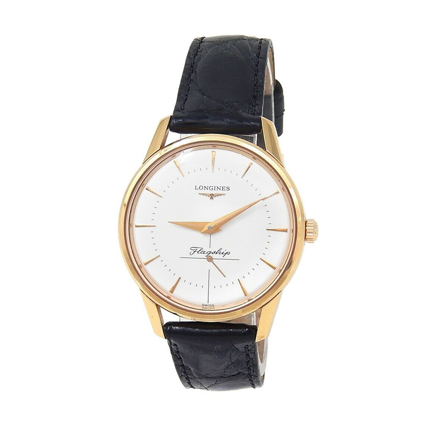 Longines Flagship Heritage Automatic // L4.746.8.72.0 // Pre-Owned L4 ...