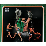 Conor McGregor// Autographed + Framed Photo // UFC 205