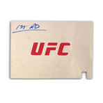 Bruce Buffer's Fight-Used Intro Card // UFC 234 Anderson Silva vs. Adesanya Used (Australia)