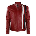 Tahoe Leather Jacket // Red (3XL)